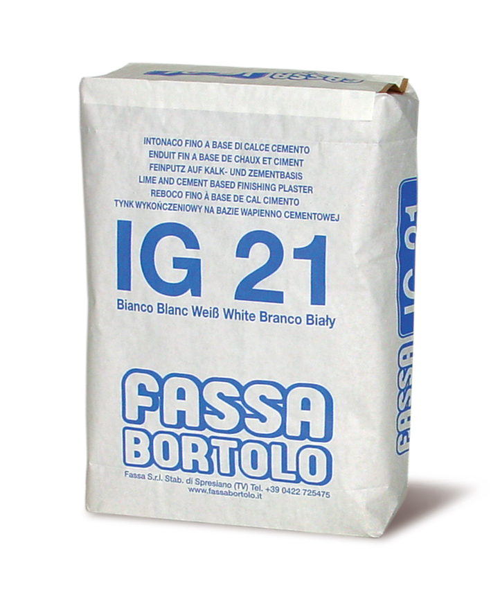 FASSA IG 21 RASANTE BIANCO FRATTAZ.KG.25 BC56
