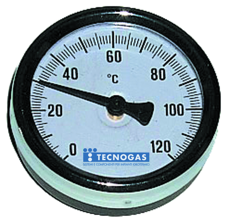 TERMOMETRO *A BRACCIALE CON MOLLA* 0/120°C   DIAM.63 COD.R02905