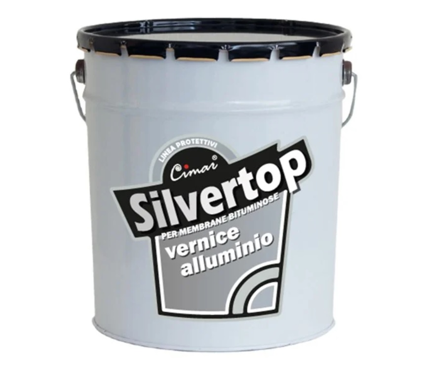 Vernice alluminio silver top lt 5 - De Rosa Srl