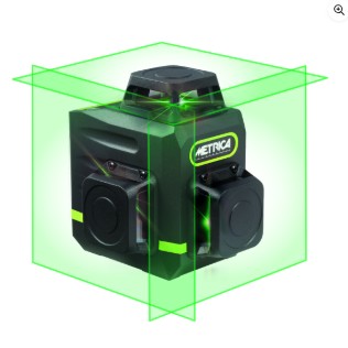 LIVELLA LASER *METRICA* 3D MINI GREEN 30MT   (ANCHE 60 CON RICEVITORE) 60845